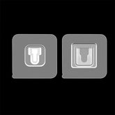 Plastic Wall Hooks-10 pair